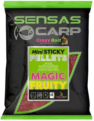 Пелети Sensas MINI STICKY PELLETS - MAGIC FRUITY