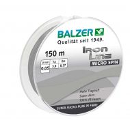 Плетено влакно Balzer IRON LINE MICRO SPIN X3 GRAY - 150м