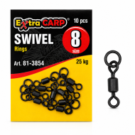 Вирбел с ринг Extra Carp SWIVEL RINGS №8